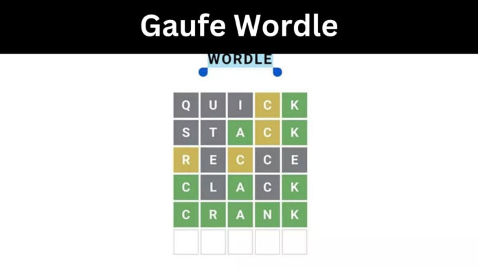 Gaufe Wordle