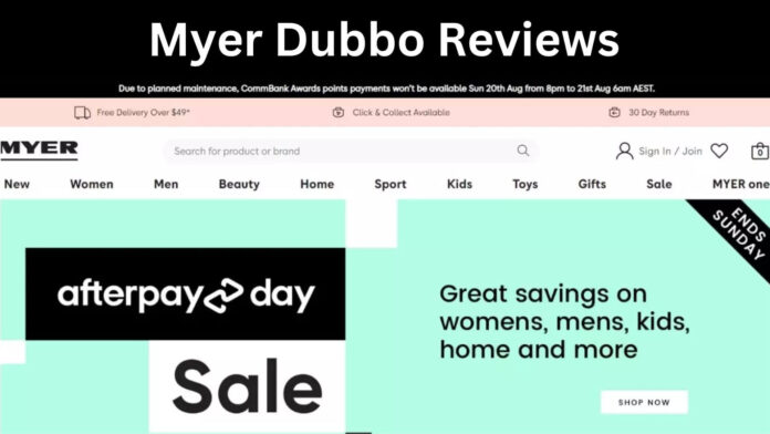 Myer Dubbo Reviews