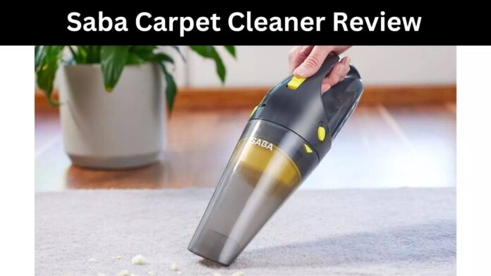 Saba Carpet Cleaner Review