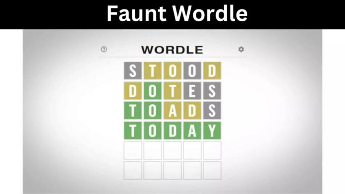 Faunt Wordle