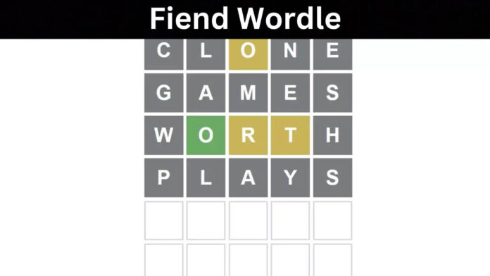 Fiend Wordle