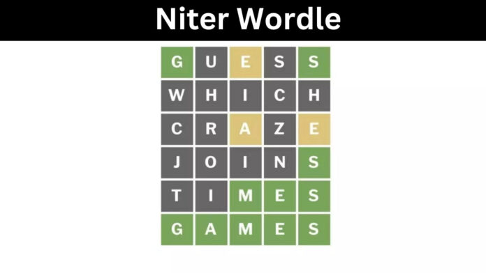 Niter Wordle