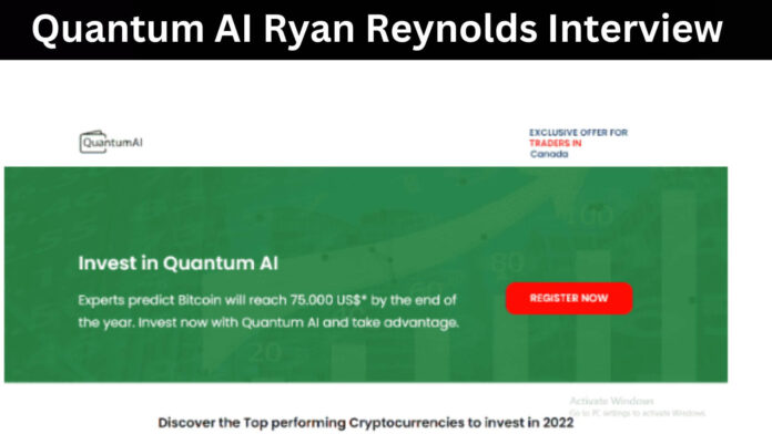 Quantum AI Ryan Reynolds Interview