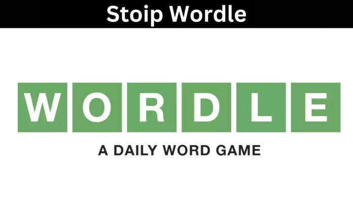 Stoip Wordle